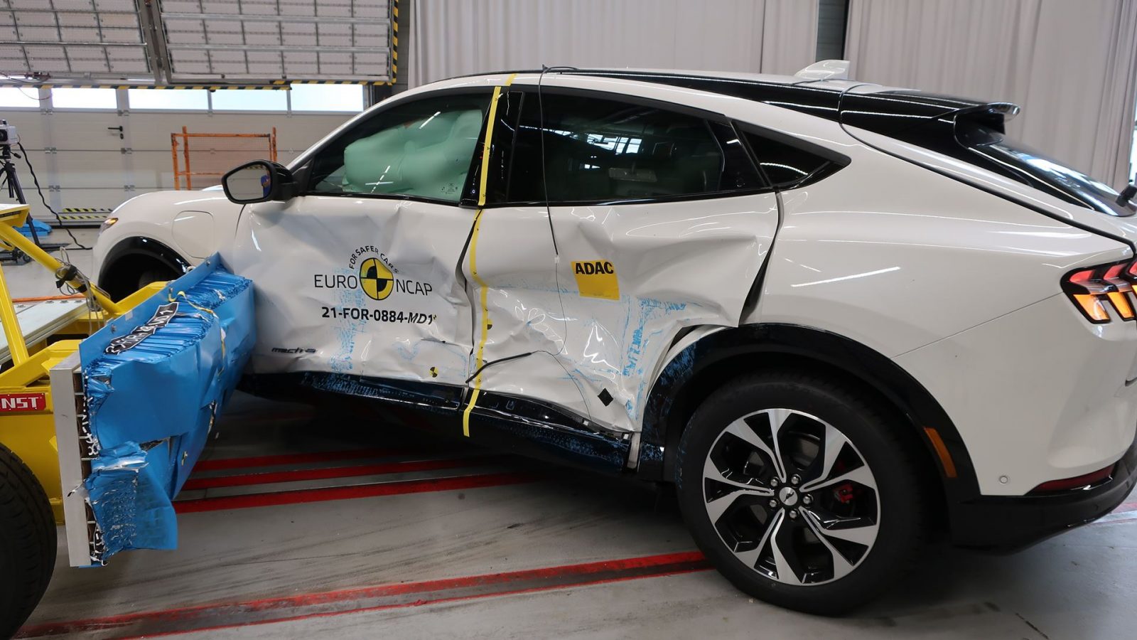 Ford Mustang Mach-E score double 5-star rating from NCAP